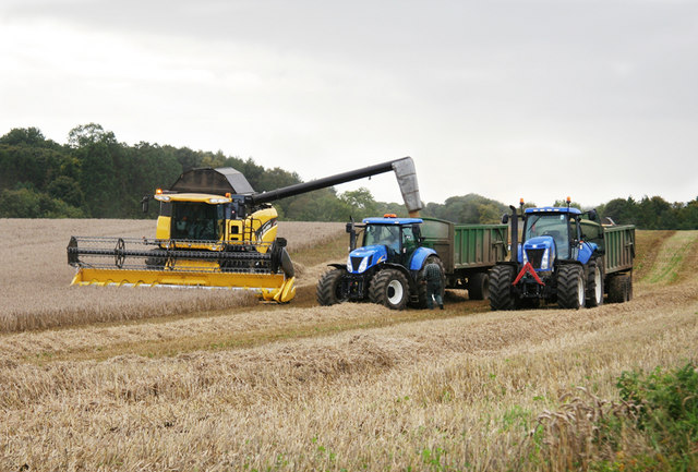blue tractors